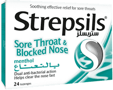 Strepsils Sore Throat Blocked Nose